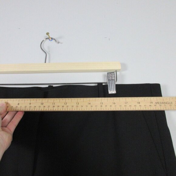 J Crew Cameron Pants Women’s High Rise Straight Leg Casual Size 18 Black 586 - Picture 9 of 12